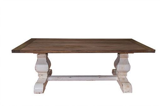 Custom Made Reclaimed Dining Table, Shabby Chic Teak Wood Table