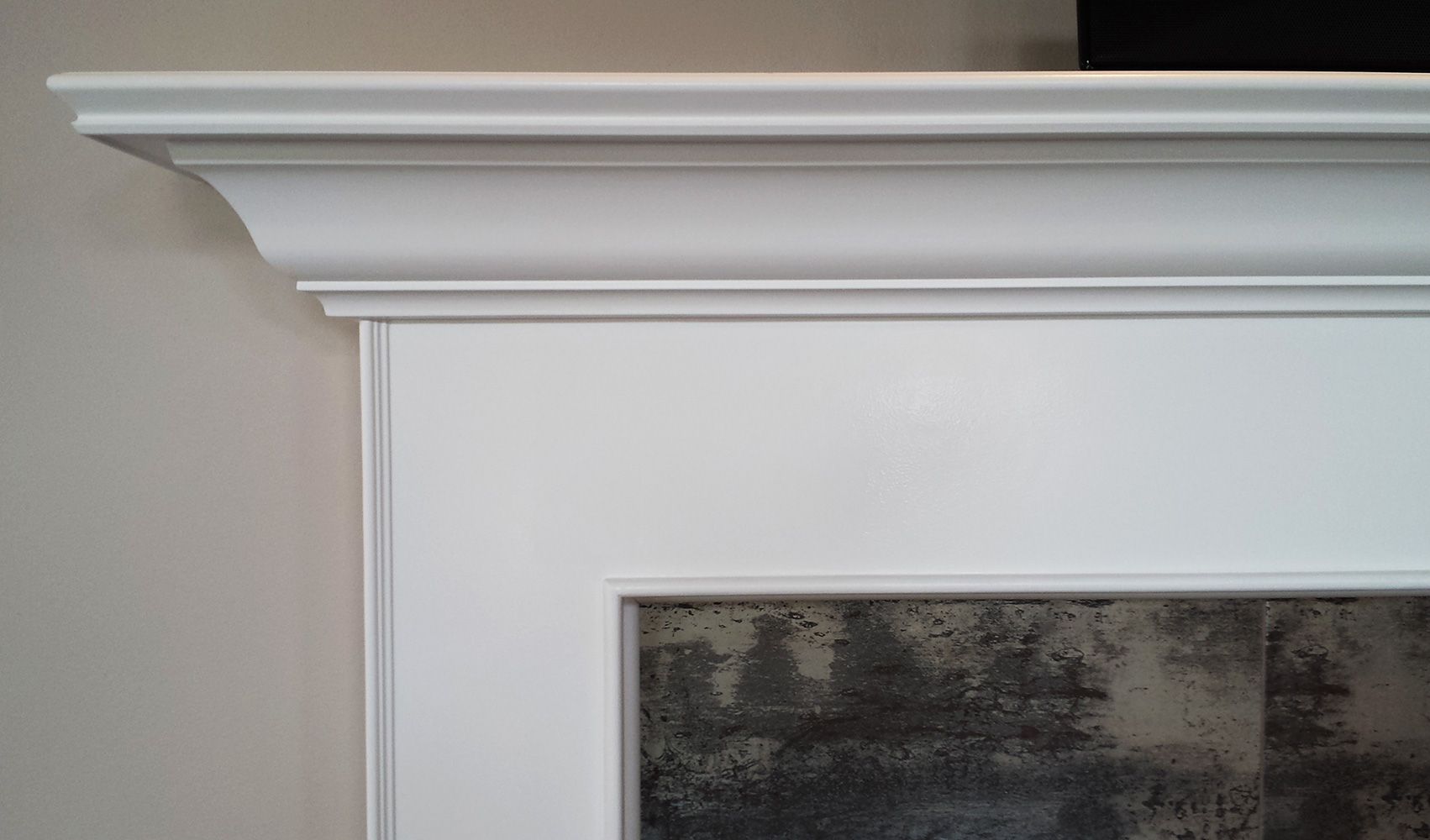 Custom Made Modern Roscoe Wood Mantel by Accolade Fireplace Mantels