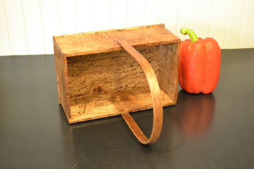 Custom Made Shaker Inspired Wood Box / Basket Wormy Maple