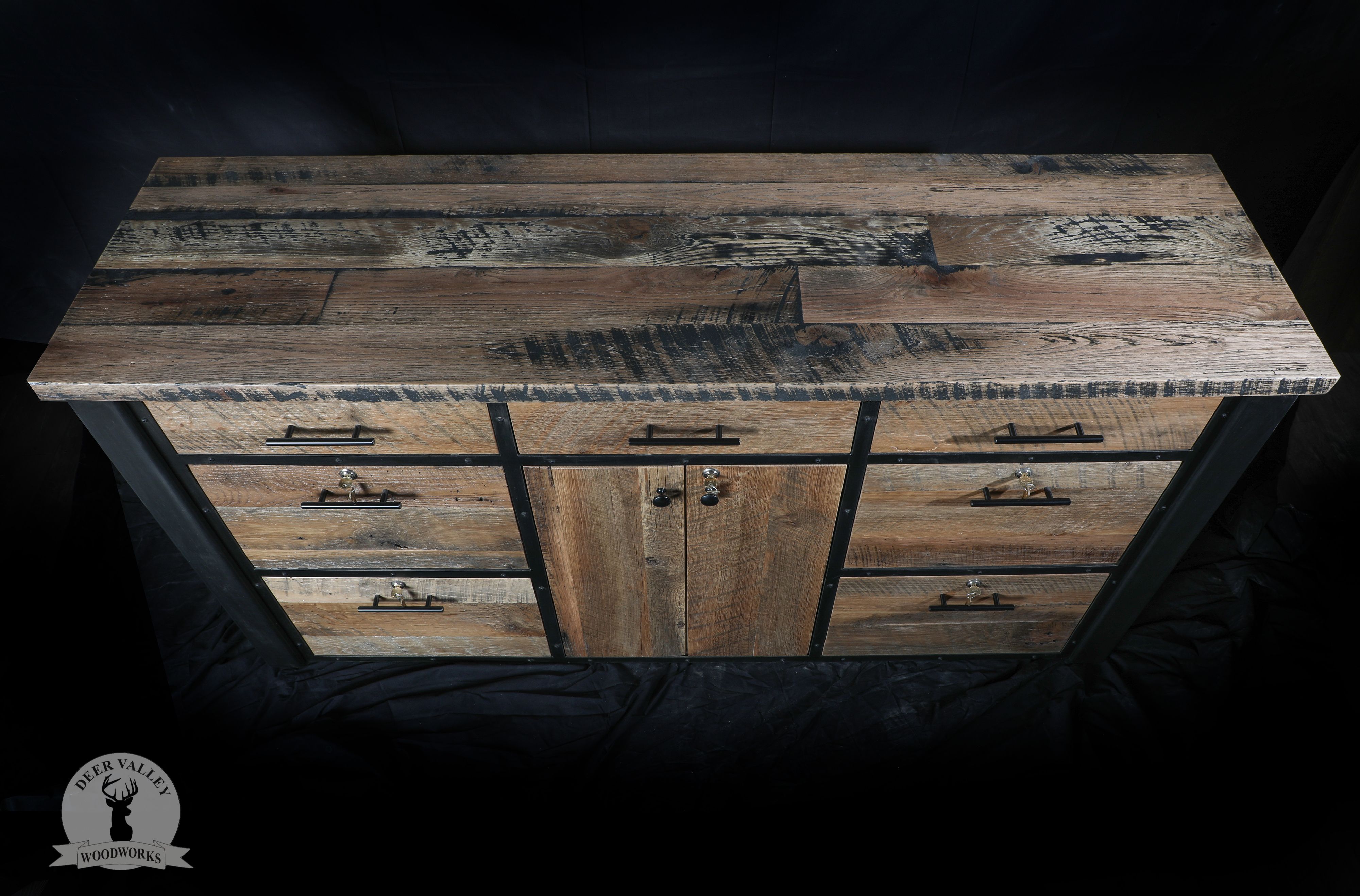 Buy Handmade Reclaimed Barnwood Credenza, Credenza, Office Credenza