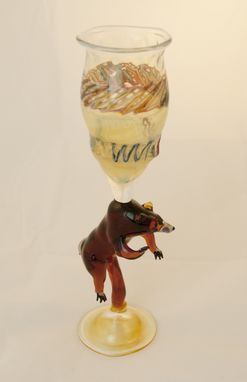 Custom Made Dancing Bear Goblet