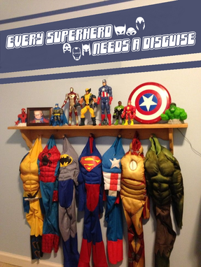 Custom Made Every Superhero Needs A Disguise Sticker