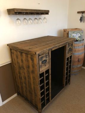 Custom Made Rustic Wine Bar
