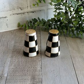 Wooden Salt and Pepper Grinder Set, Elegant Lighthouse Sea Salt