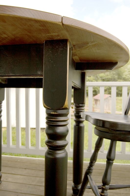 Custom Made Round Pub Table by Carolina Farm Table