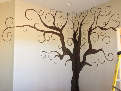 Custom Made Whimsical Tree Mural
