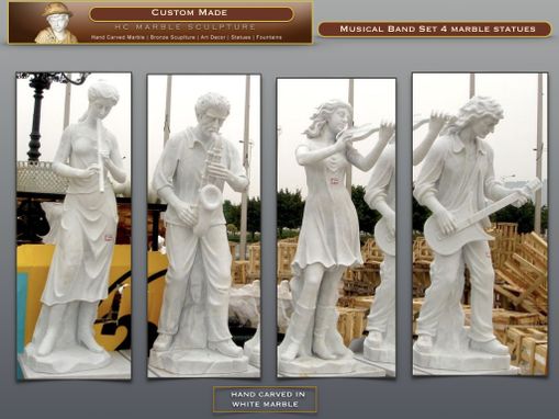 Custom Made Musical Band Set Statues