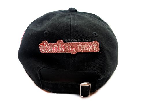 Custom Made Any Design Custom Hat Snapback Baseball Cap Crystallized Genuine European Crystals Bedazzled