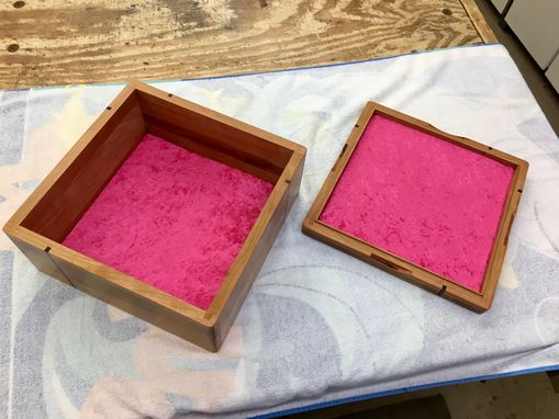 Custom Made Cherry Inlaid Box