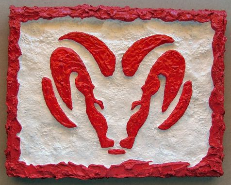 Custom Made Dodge Ram Logo Wall Art