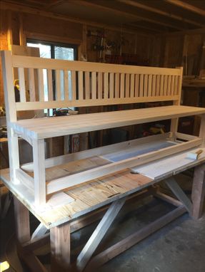Custom Made Mission Style Benches In Cypress