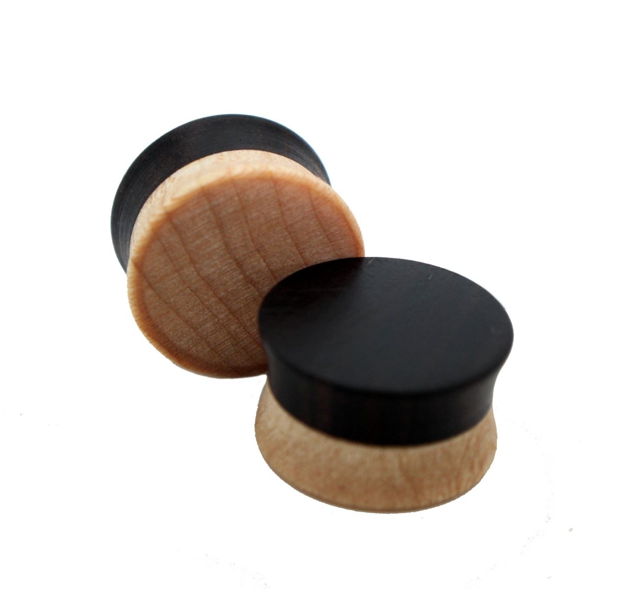 Hand Made Wooden Ear Plugs Gauges, Exotic And Domestic Woods, Body Art