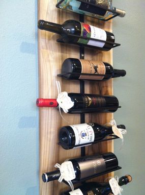 Custom Made Reclaimed Wood Wine Rack