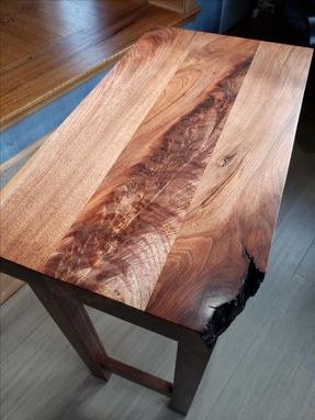 Custom Made Custom Walnut End Table