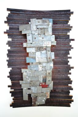 Custom Made Wine Barrel Art And Wall Light - Hehku - Made From Retired California Wine Barrels And Rings