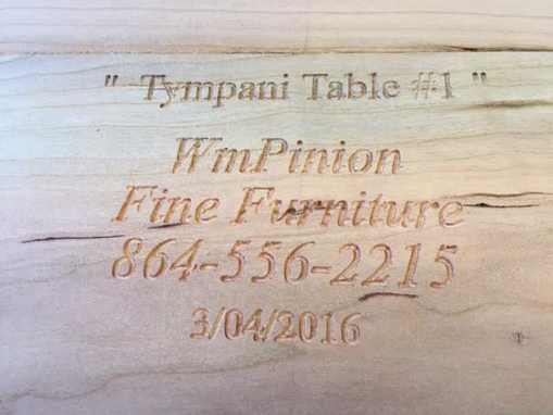 Custom Made The Tympani Table