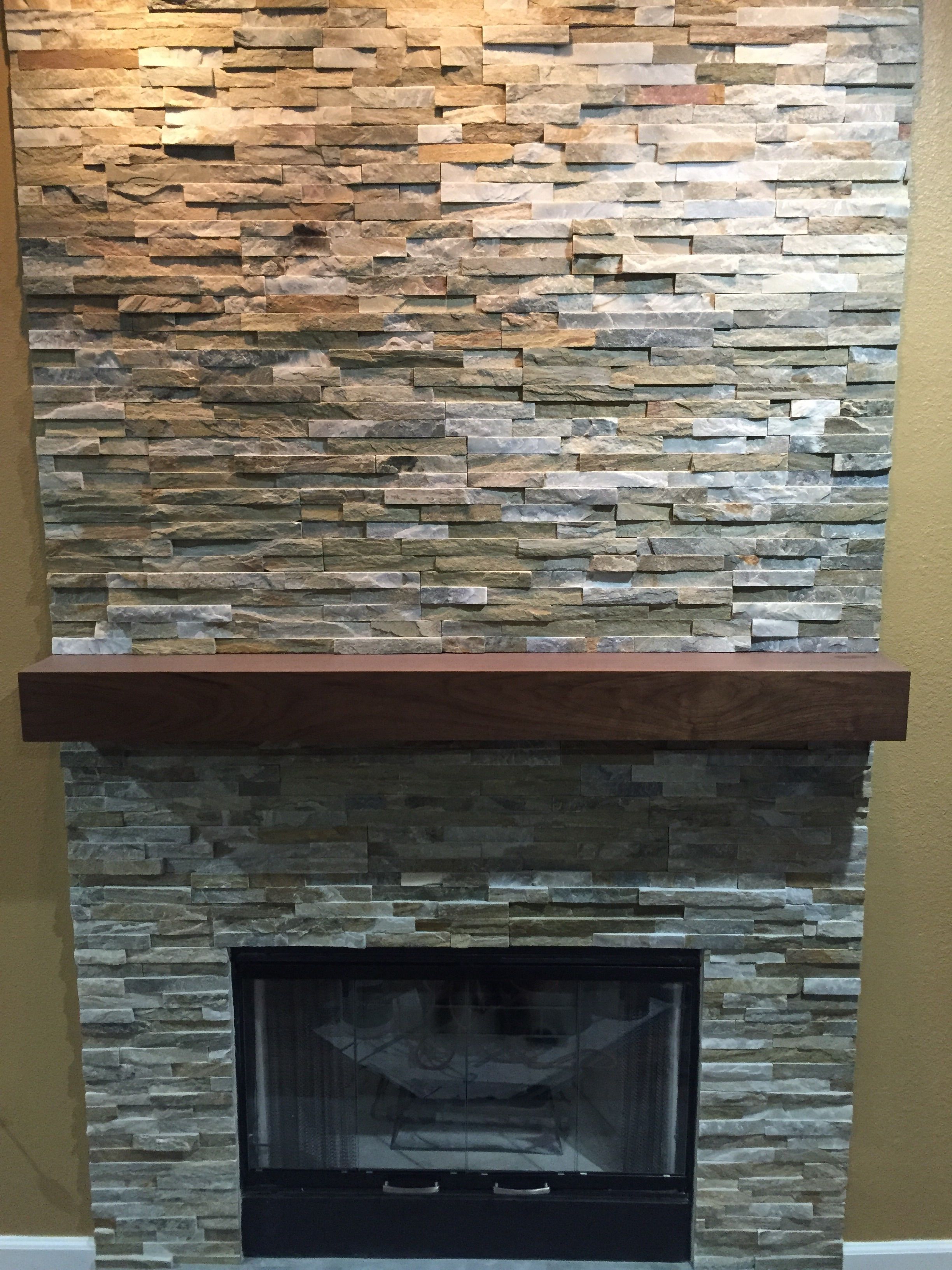 Buy A Handmade Walnut Modern Fireplace Mantel Walnut Mantle