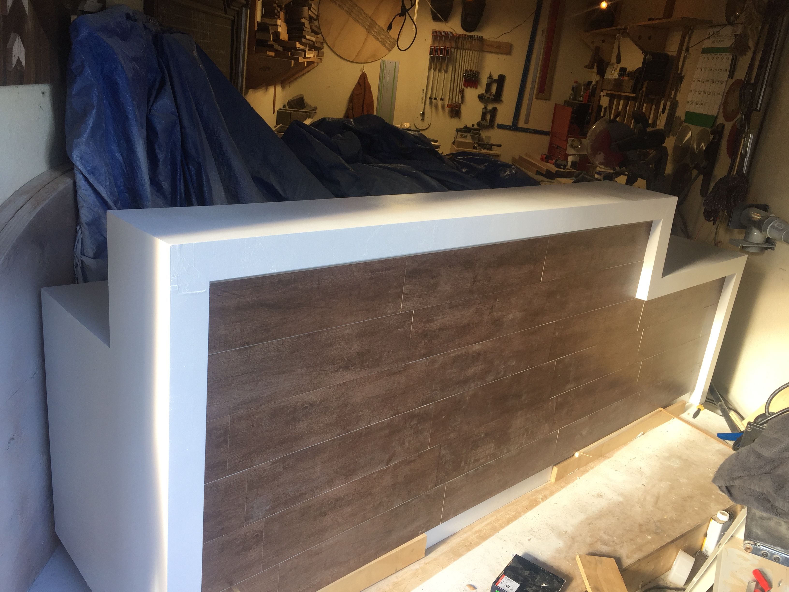 Custom Made Reception Desk By Whiskey Creek Woodmill Co