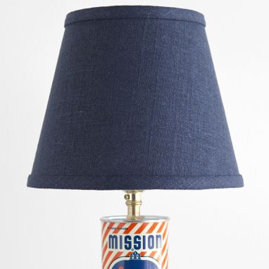 Custom Made Vintage Mission Orange Drink Can Lamp