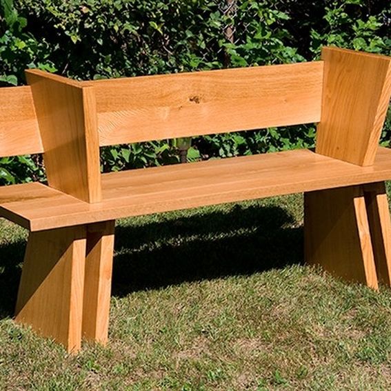 Handmade Outdoor Wooden Bench by Woodworks | CustomMade.com