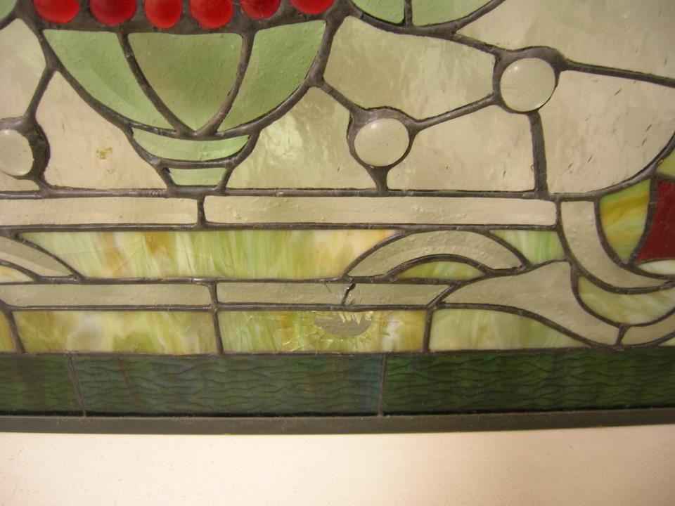 Custom Made Stained Glass Repair Job by Ibg Creative Design