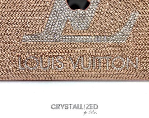 Custom Made 16" Mac Crystallized Laptop Case Macbook Pro Apple Tech Bling European Crystals Bedazzled