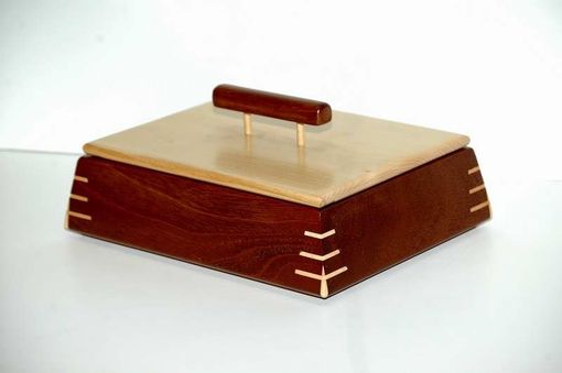 Custom Made Mahogany Tapered Box