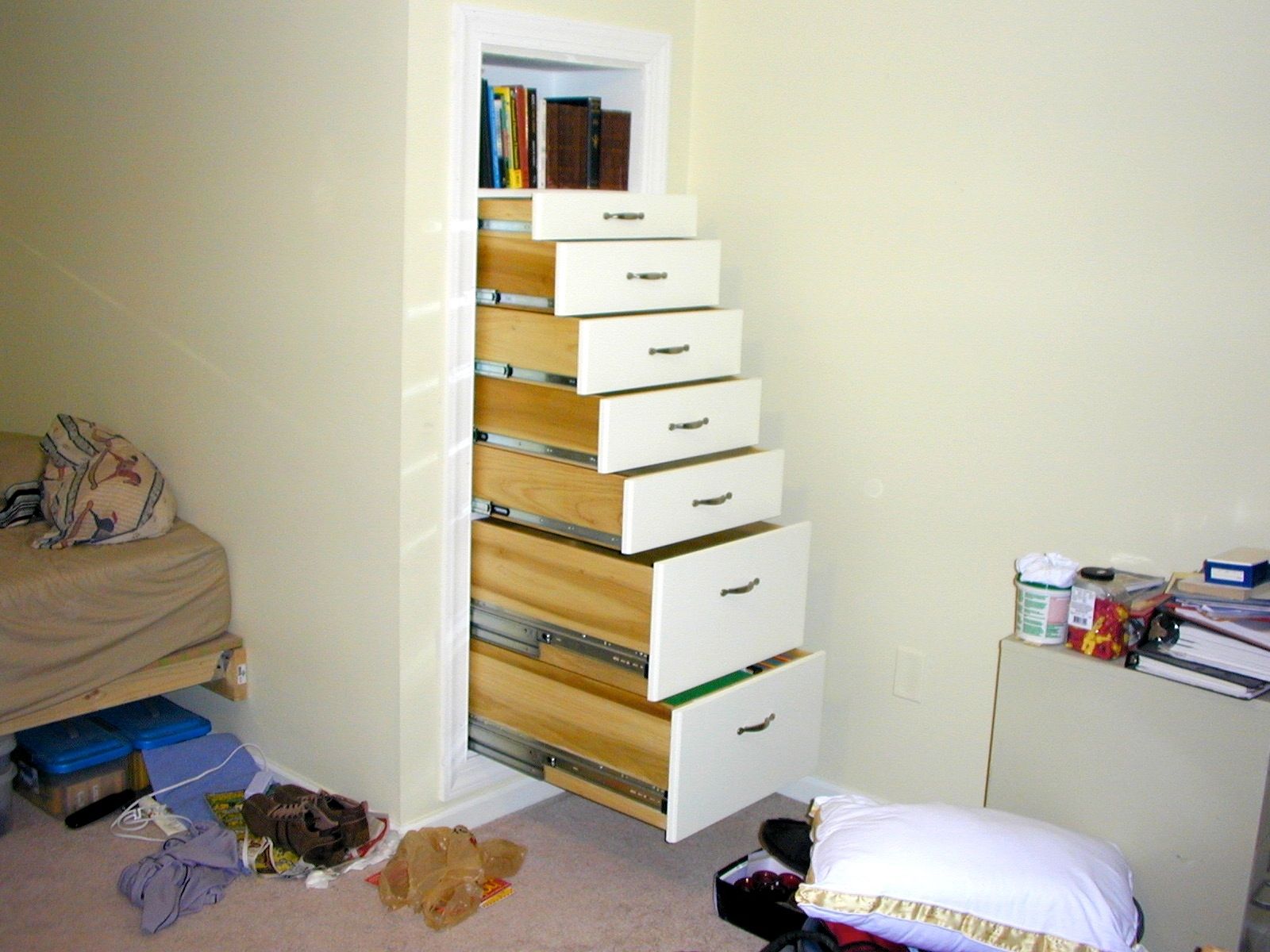 Hand Crafted BuiltIn "Knee Wall" Dressers by The Plane Edge, LLC