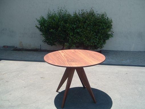 Custom Made Solid Black Walnut Modern Table