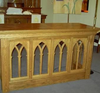 Custom Made Altar Table