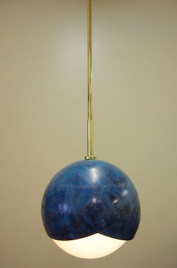 Custom Made "Wink"  8 Inch Solid Brass Pendant Light