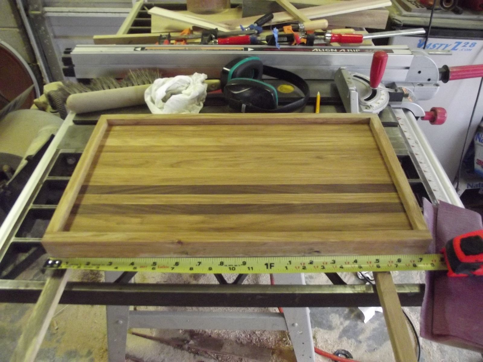 Hand Crafted Custom Fit Chambers Stove Top Cutting Board by Mark Norman