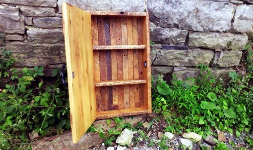 Custom Made Rustic Cottage Chic Medicine Cabinet From Reclaimed Wood