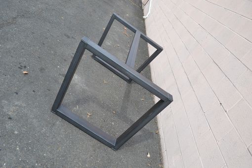 Custom Made Industrial Style Steel Table Base
