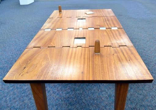 Custom Made Mahogany Dining Room Table