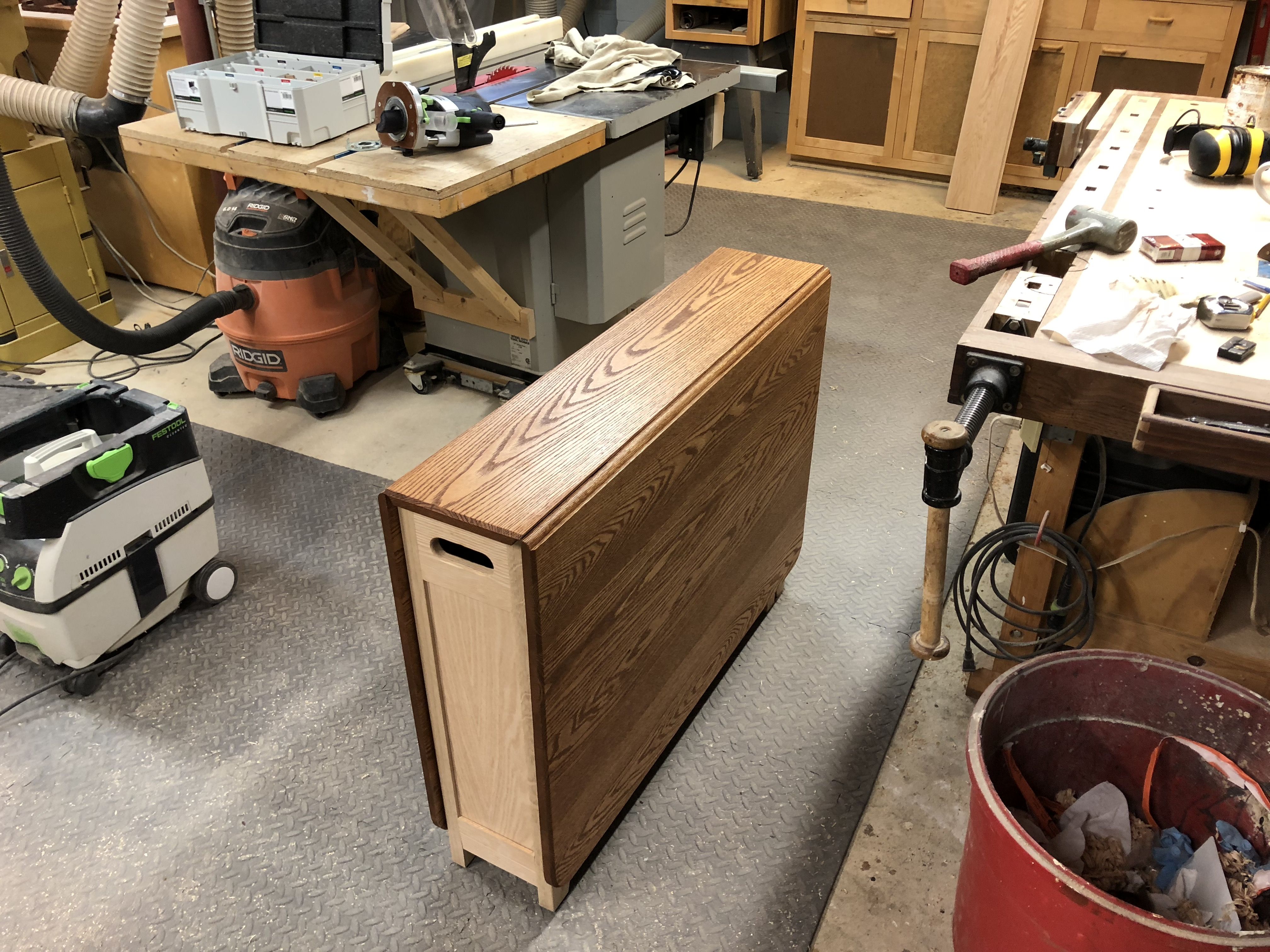 Custom Made RollAway Table by Fox River Woodworking