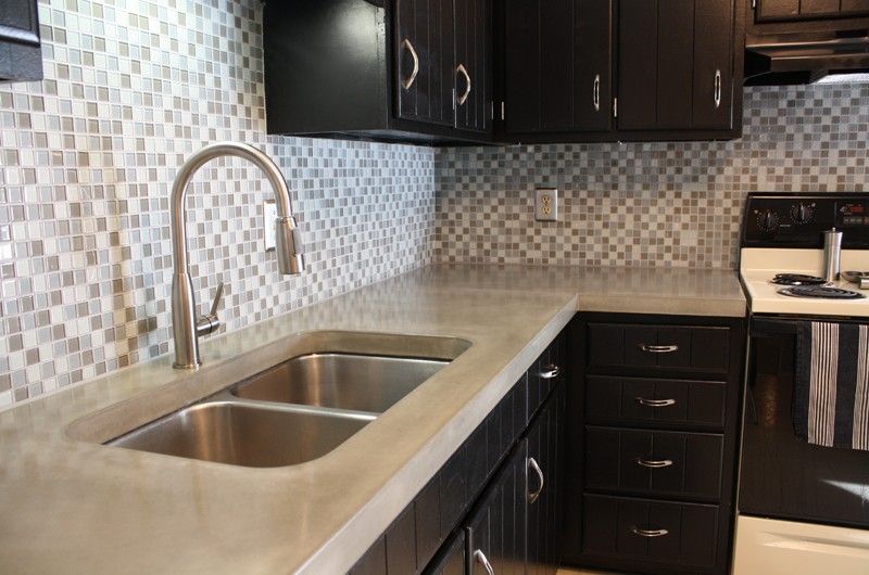 Custom Made Kitchen Countertops Concrete By Formed Stone Design