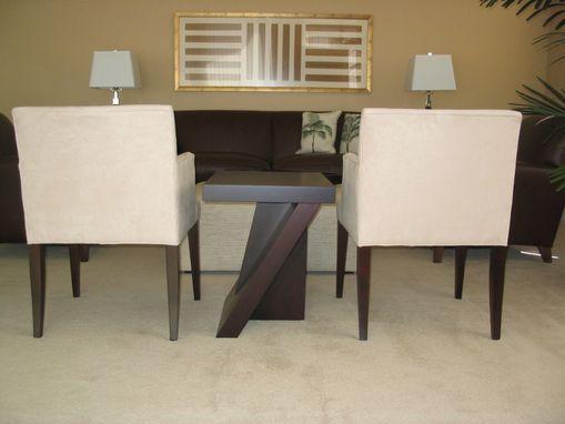 Custom Made Asymmetrical Side Table