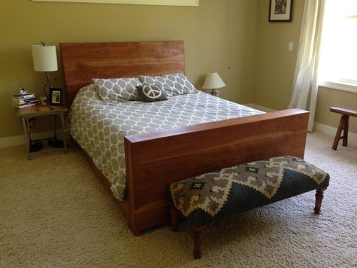 Custom Made Solid Cherry Queen Size Bed