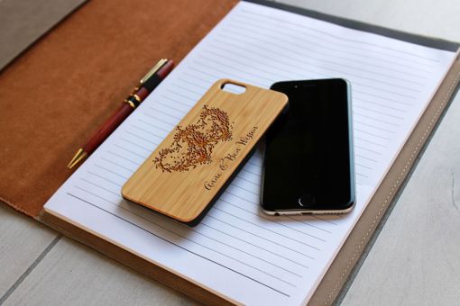Custom Made Custom Engraved Wooden Iphone 6 Case --Ip6-Bam-Anne Ben Wessen