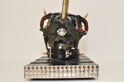 Custom Made Skull Of Anarchy- Custom Sculpture And Art