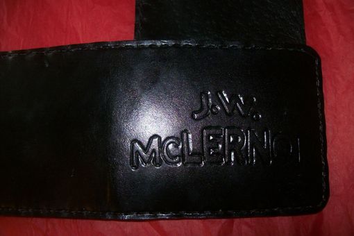 Custom Made Custom Leather Maverick Wallet With Personalization