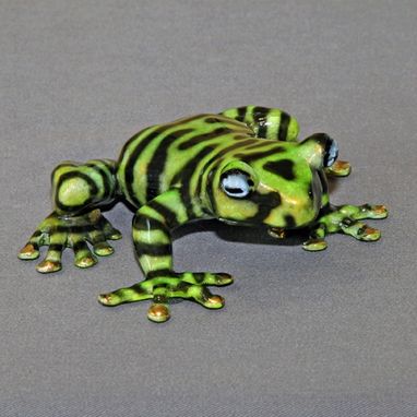 Custom Made Newly Discovered "Tiger Frog" Replica In Bronze Limited Edition Signed Numbered