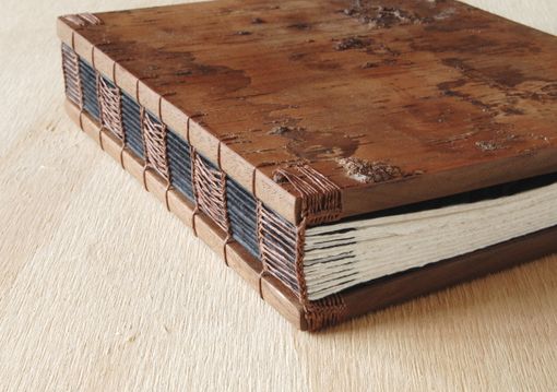 Buy Handmade Tree Bark Journal, made to order from Three Trees Bindery ...