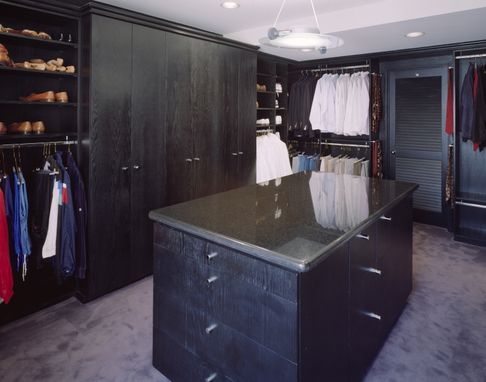 Custom Made Oak Master Closet