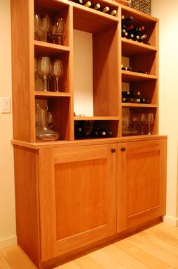 Custom Made Built In Wine Cabinet