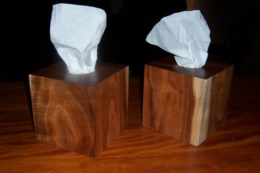 Custom Made Koa Tissue Boxes