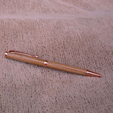 Custom Made Wood Pen Of Elm   S017