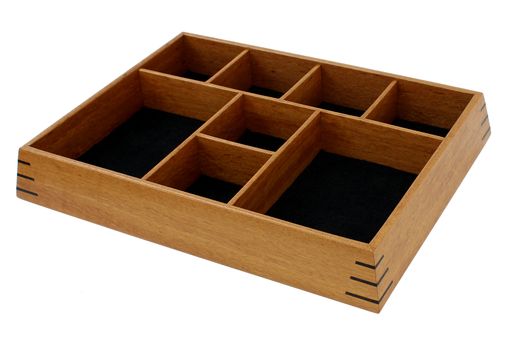 Custom Made Valet & Watch Box | Solid Goncalo Alves With Wenge Splines