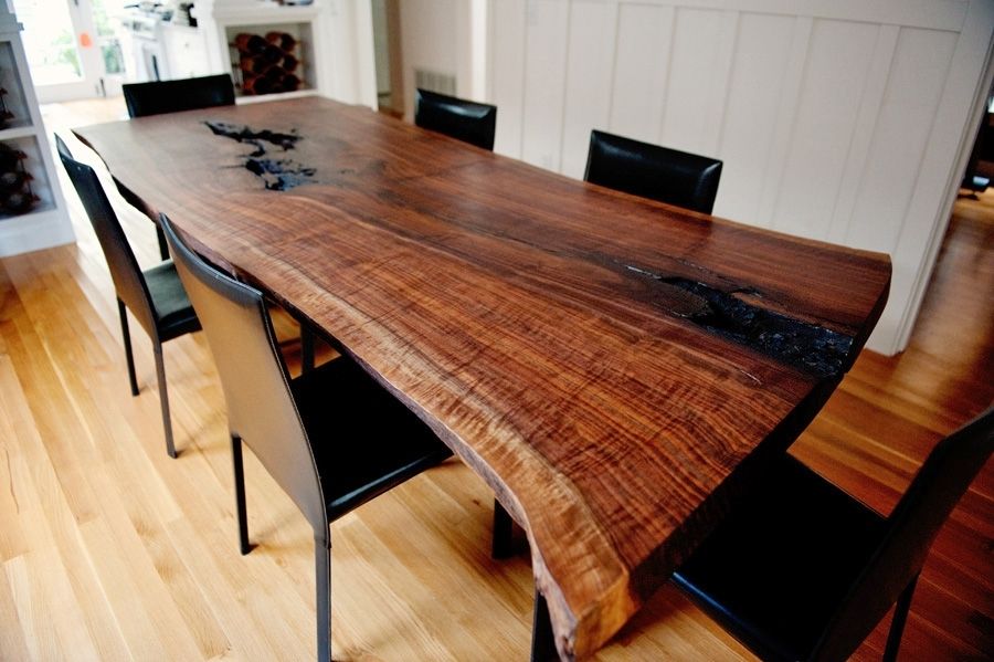 handmade wooden dining room tables